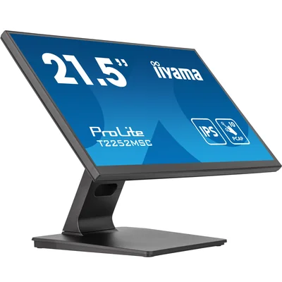 Moniteur tactile iiyama ProLite T2252MSC-B2 22'' FULL HD LED IPS /HDMI, DP/ Haut-parleurs