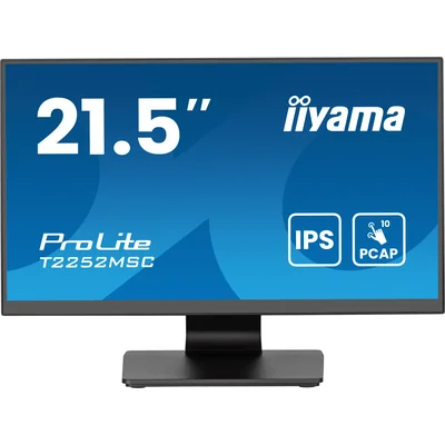 Moniteur tactile iiyama ProLite T2252MSC-B2AG 22'' FULL HD LED IPS Antireflet /HDMI, DP / Haut-parleurs