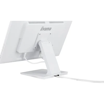 Moniteur tactile iiyama ProLite T2452MSC-W1 24" IPS LED, 10 points de contact, HDMI, DisplayPort, haut-parleurs, blanc