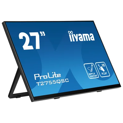 Moniteur tactile iiyama ProLite T2755QSC-B1 27" IPS LED WQHD, compatible MPP 2.0, HDMI, DP, haut-parleurs