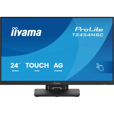 Moniteur tactile IPS LED 24" Iiyama ProLite T2454MSC-B3AG / HDMI, DP, haut-parleurs / avec revêtement antireflet
