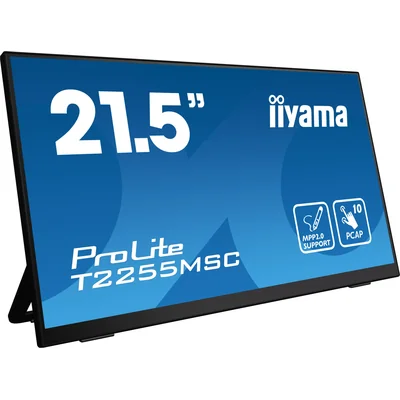 Moniteur tactile IPS LED iiyama ProLite T2255MSC-B1 22" / HDMI, DP / Prise en charge du stylet MPP2.0 (protocole Microsoft Pen)