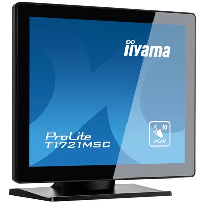 Moniteur tactile LED TN 17" Iiyama ProLite T1721MSC-B2, format 5:4, VGA, HDMI, haut-parleurs, IPX3