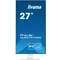 Monitor bianco iiyama ProLite XUB2797HSN-W2 27" IPS LED 1ms 100Hz /HDMI DP/ Docking station USB-C integrata, LAN, FlickerFree