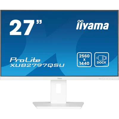 Monitor bianco iiyama ProLite XUB2797QSU-W2 27" IPS LED WQHD 1ms 100Hz /HDMI DP/ FlickerFree AdaptiveSync