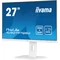 Monitor blanco iiyama ProLite XUB2797QSU-W2 27" IPS LED WQHD 1ms 100Hz /HDMI DP/ FlickerFree AdaptiveSync