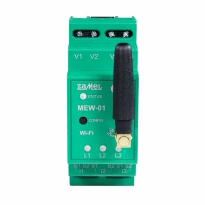 Monitor de electricidad Wi-Fi 3F+N con antena externa. Tipo: MEW-01/ANT