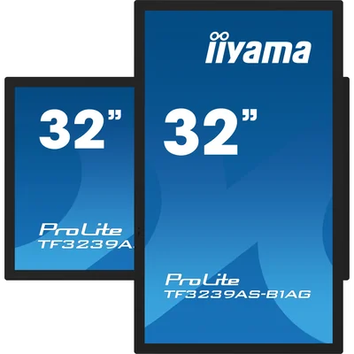 Monitor de presentación interactivo iiyama TF3239AS-B1AG 32" IPS LED /HDMI, DP, Android/ iiSignage², eShare, IP65, 24/7