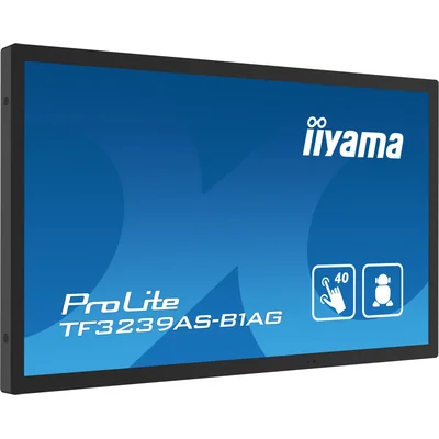 Monitor de presentación interactivo iiyama TF3239AS-B1AG 32" IPS LED /HDMI, DP, Android/ iiSignage², eShare, IP65, 24/7