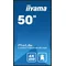 Monitor de señalización digital profesional iiyama ProLite LH5075UHS-B1AG de 50 pulgadas, 4K UHD IPS LED, 24/7, Android, iiSignage²
