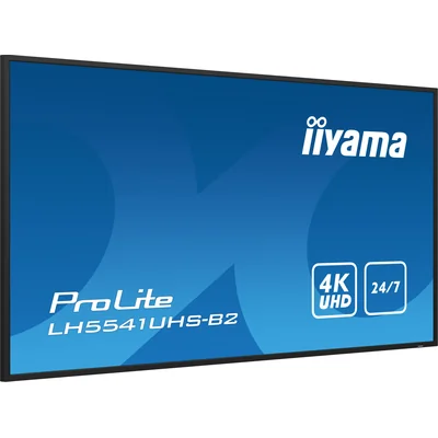 Монітор DigitalSignage iiyama ProLite LH5541UHS-B2 55" IPS LED 4K /HDMI, VGA, USB/ LAN, динаміки, цілодобовий