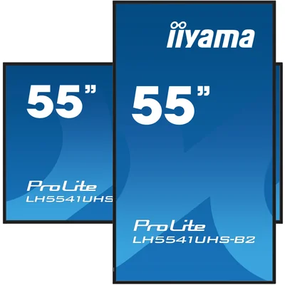 Monitor DigitalSignage iiyama ProLite LH5541UHS-B2 55" IPS LED 4K /HDMI, VGA, USB/ LAN,Głośniki, 24/7