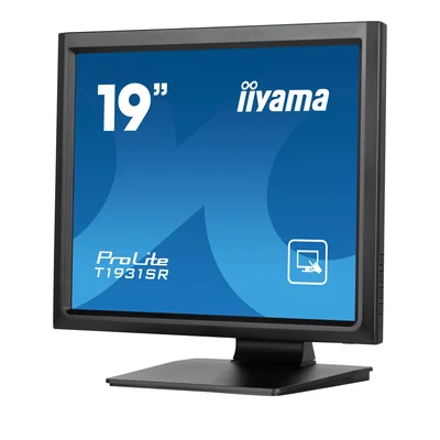 Monitor dotykowy iiyama ProLite T1931SR-B1S 19"IPS LED /VGA, HDMI, DisplayPort/ Głośniki, IP54, oporowy