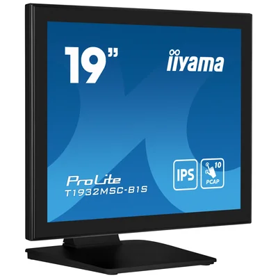 Monitor dotykowy iiyama ProLite T1932MSC-B1S 19" IPS LED 5:4 /VGA, HDMI, DisplayPort/ Głośniki, IP54
