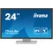 Monitor dotykowy iiyama ProLite T2452MSC-W1 24" IPS LED 10 punktów dotyku /HDMI, DisplayPort/ Głośniki, Biały