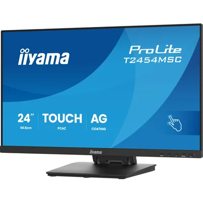 Monitor dotykowy iiyama ProLite T2454MSC-B3AG 24" IPS LED /HDMI, DP, głośniki/ z powłoką antyodblaskową