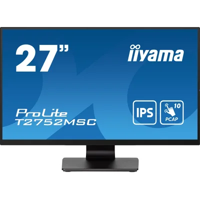 Monitor dotykowy iiyama ProLite T2752MSC-B1 27" IPS LED /HDMI, DisplayPort/ Głośniki, Powłoka NANO