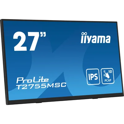 Monitor dotykowy iiyama ProLite T2755MSC-B1 27" IPS LED /HDMI, DisplayPort/ Głośniki, Powłoka NANO