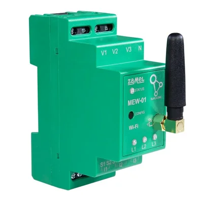 Monitor energii elektrycznej WI-FI 3F+N 230/400V AC 100A 1,5W