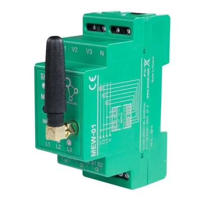 Monitor energii elektrycznej WI-FI 3F+N 230/400V AC 100A 1,5W