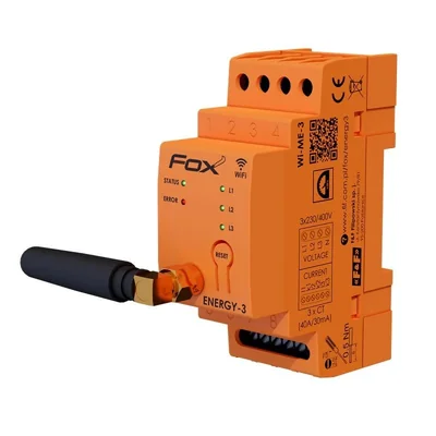 Monitor energii elektrycznej WI-FI 3F+N,FOX ENERGY 3 WI-MEF3 100A