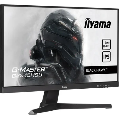 Monitor iiyama G-Master Black Hawk G2245HSU-B2 22" IPS LED 1ms 100Hz /HDMI, DisplayPort, hub USB/FreeSync, FlickerFree