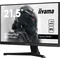 Monitor iiyama G-Master Black Hawk G2245HSU-B2 de 22" IPS LED, 1 ms, 100 Hz, HDMI, DisplayPort, concentrador USB, FreeSync y sin parpadeo