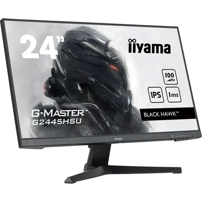 Monitor iiyama G-Master Black Hawk G2445HSU-B2 de 24" IPS LED, 100 Hz, 1 ms, HDMI, DisplayPort, FreeSync, sin parpadeos