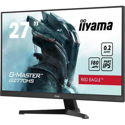 Monitor iiyama G-Master G2770HS-B1 Red Eagle 27" FHD IPS LED 0,2 ms 180 Hz / HDMI, DP/ AdaptiveSync, sintonizzatore nero, senza sfarfallio