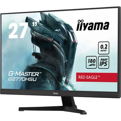 Monitor iiyama G-Master G2770HSU-B6 27" IPS, 180Hz, 0,2ms /HDMI, DP/Sync adattivo, Red Eagle