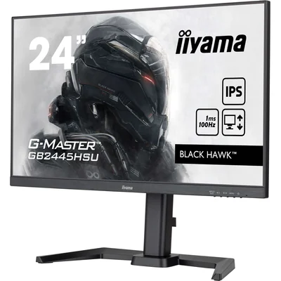 Монітор iiyama G-Master GB2445HSU-B2 Black Hawk 24" IPS LED 100Hz 1ms /HDMI DisplayPort/USB хаб FlickerFree HAS