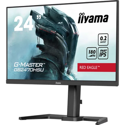 Monitor iiyama G-Master GB2470HSU-B6 Red Eagle 24" IPS LED 0,2ms 180Hz /HDMI DP/ FlicerFree, FreeSync