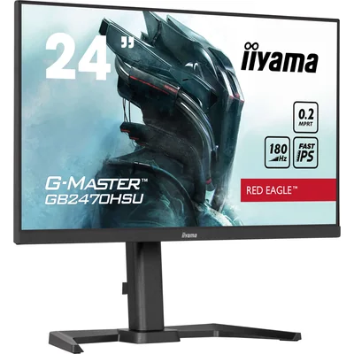 Monitor iiyama G-Master GB2470HSU-B6 Red Eagle de 24" IPS LED, 0,2 ms, 180 Hz, HDMI DP, sin parpadeo y FreeSync