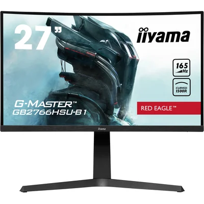 Monitor iiyama G-Master GB2766HSU-B1 RedEagle 27" zakrzywiona VA LED, 1ms, 165Hz, HDR, FreeSync Premium, FlickerFree, BlackTuner