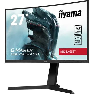 Monitor iiyama G-Master GB2766HSU-B1 RedEagle 27" zakrzywiona VA LED, 1ms, 165Hz, HDR, FreeSync Premium, FlickerFree, BlackTuner