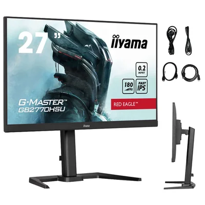Monitor iiyama G-Master GB2770HSU-B6 Red Eagle 27" IPS 0,2ms 180Hz /HDMI, DP/ Freesync Premium BlackTuner