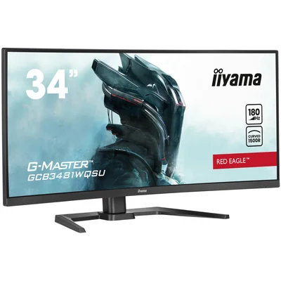 Monitor iiyama G-Master GCB3481WQSU-B1 Red Eagle 34" VA LED 180Hz 0,3ms con matrice curva FreeSync Premium