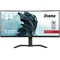 Monitor iiyama G-Master GCB3481WQSU-B1 Red Eagle 34" VA LED 180Hz 0,3ms mit gebogener FreeSync Premium Matrix