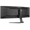 Monitor iiyama G-Master GCB4580DQSN-B1 45" VA LED HDR DQHD Zagięty 0.8ms 165Hz /HDMI DP/ hub USB, FlickerFree, USB-C dock