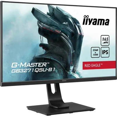 Monitor iiyama G-Master Red Eagle GB3271QSU-B1 WQHD IPS 165Hz 1ms FreeSync Premium 2xHDMI 2xDP