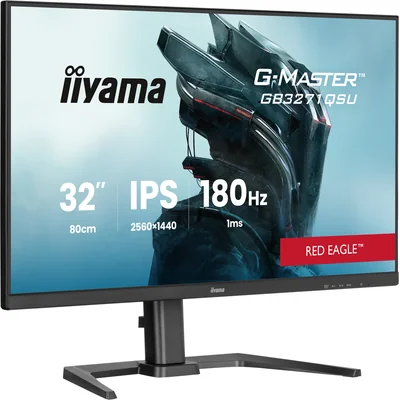 Монітор iiyama G-Master Red Eagle GB3271QSU-B2 WQHD IPS 180 Гц 1 мс FreeSync преміум-класу 2xHDMI 2xUSB-C DP