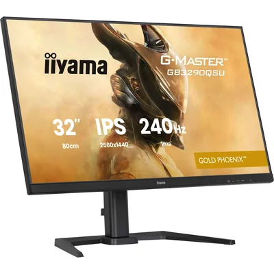 Monitor iiyama Gold Phoenix GB3290QSU-B1 32" WQHD IPS LED 240Hz 1ms USB-C HDMI DP, FreeSync Premium