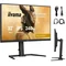 Monitor iiyama Gold Phoenix GB3290QSU-B1 de 32" WQHD IPS LED, 240 Hz, 1 ms, USB-C, HDMI, DP, FreeSync Premium