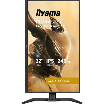 Monitor iiyama Gold Phoenix GB3290QSU-B1 de 32" WQHD IPS LED, 240 Hz, 1 ms, USB-C, HDMI, DP, FreeSync Premium