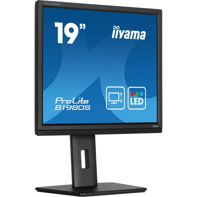 Monitor iiyama ProLite B1980S-B1 19" TN LED 5:4 1280x1024, HAS, HDMI, DP, Altavoces