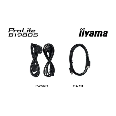 Монітор iiyama ProLite B1980S-B1 19" TN LED 5:4 1280x1024, HAS, HDMI, DP, динаміки