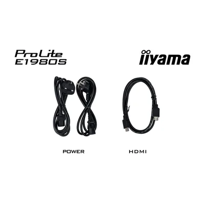 Monitor iiyama ProLite E1980S-B1 19" TN LED 5:4 1280x1024, HDMI, DP, Altoparlanti