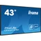 Монітор iiyama ProLite LE4341S-B2 43" IPS LED, FHD, 18/7 Digital Signage, 1xVGA, 3xHDMI, USB, LAN