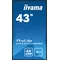 Monitor iiyama ProLite LH4341UHS-B2 43" IPS LED, 4K, 24/7 Digital Signage, 1xVGA, 3xHDMI, Głośniki