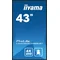 Monitor iiyama ProLite LH4365UHSB-B1 DS de 43" 4K IPS LED, 24/7, CMS iisignage2, Android 11, Eshare, 800 cd, WiFi, LAN, HDMI, DP